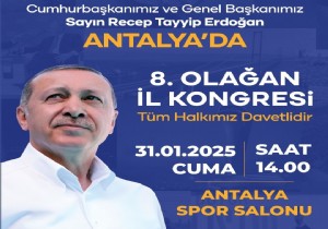 Antalya Bakan Erdoan a Hazr